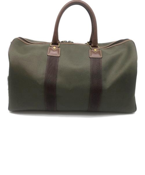 HUNTING WORLD（ハンティングワールド）HUNTING WORLD (ハンティングワールド) 　ボストンバッグ グリーン×ブラウンの古着・服飾アイテム