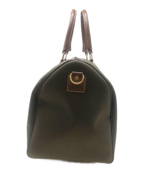 HUNTING WORLD（ハンティングワールド）HUNTING WORLD (ハンティングワールド) 　ボストンバッグ グリーン×ブラウンの古着・服飾アイテム