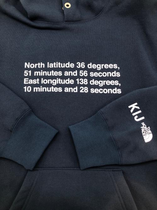 THE NORTH FACE（ザ ノース フェイス）THE NORTH FACE (ザ ノース フェイス) プルオーバーパーカー 妙高限定 Myoko Souvenir Hoodie ネイビー サイズ:L 未使用品の古着・服飾アイテム