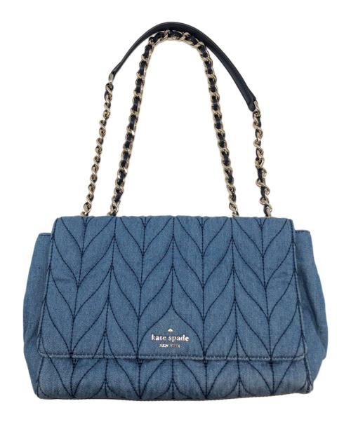 Kate Spade（ケイトスペード）Kate Spade (ケイトスペード) 2WAYバッグ インディゴの古着・服飾アイテム