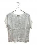 MARGARET HOWELLマーガレットハウエル）の古着「半袖ブラウス」｜ホワイト