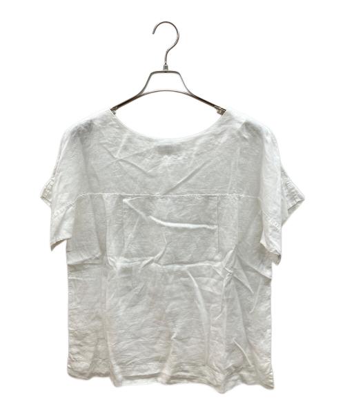 MARGARET HOWELL（マーガレットハウエル）MARGARET HOWELL (マーガレットハウエル) 半袖ブラウス ホワイト サイズ:1の古着・服飾アイテム