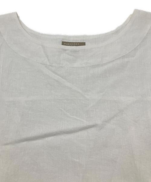 MARGARET HOWELL（マーガレットハウエル）MARGARET HOWELL (マーガレットハウエル) 半袖ブラウス ホワイト サイズ:1の古着・服飾アイテム