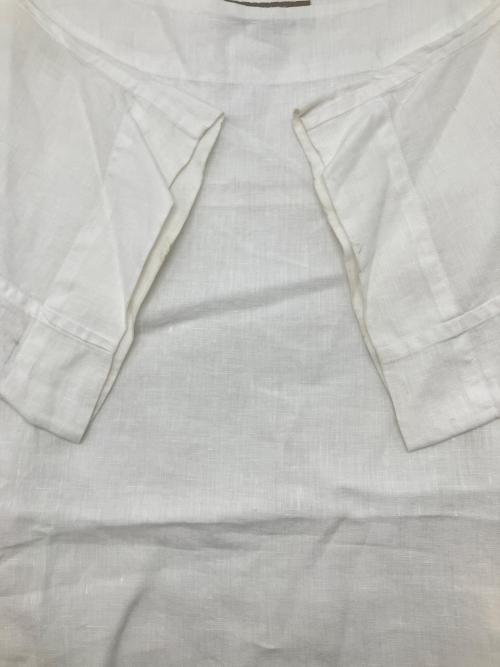 MARGARET HOWELL（マーガレットハウエル）MARGARET HOWELL (マーガレットハウエル) 半袖ブラウス ホワイト サイズ:1の古着・服飾アイテム