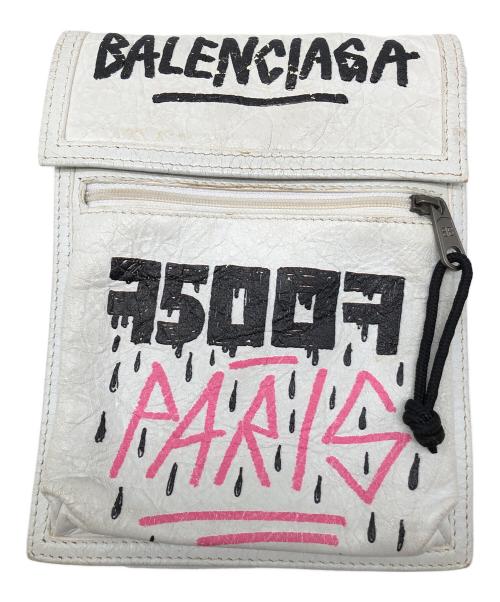 BALENCIAGA（バレンシアガ）BALENCIAGA (バレンシアガ) ショルダーバッグ ホワイトの古着・服飾アイテム
