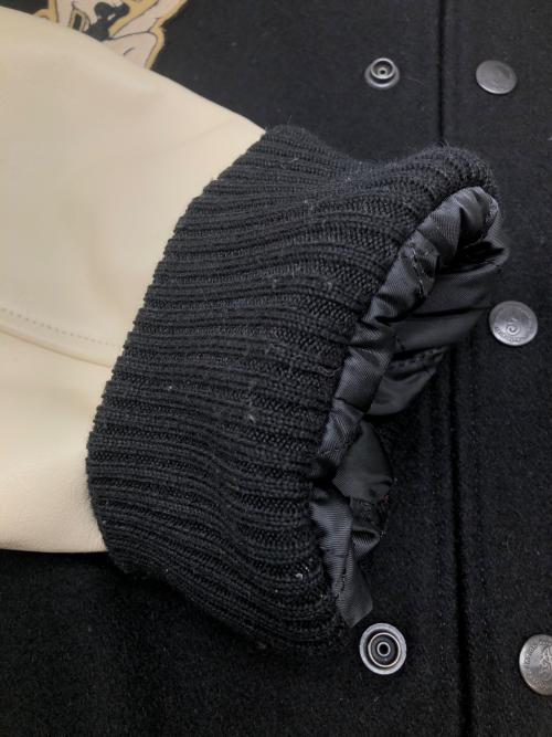 INDIAN MOTORCYCLE（インディアンモーターサイクル）INDIAN MOTORCYCLE (インディアンモーターサイクル) BETTY BOOP (ベティー・ブープ) スタジャン ブラック×アイボリー サイズ:XXLの古着・服飾アイテム