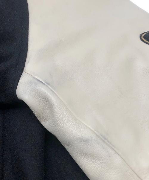 INDIAN MOTORCYCLE（インディアンモーターサイクル）INDIAN MOTORCYCLE (インディアンモーターサイクル) BETTY BOOP (ベティー・ブープ) スタジャン ブラック×アイボリー サイズ:XXLの古着・服飾アイテム