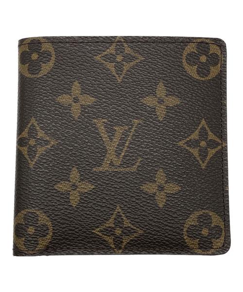 LOUIS VUITTON（ルイ ヴィトン）LOUIS VUITTON (ルイ ヴィトン) モノグラム　ポルトビエ 6 カルトクレディ ブラウンの古着・服飾アイテム
