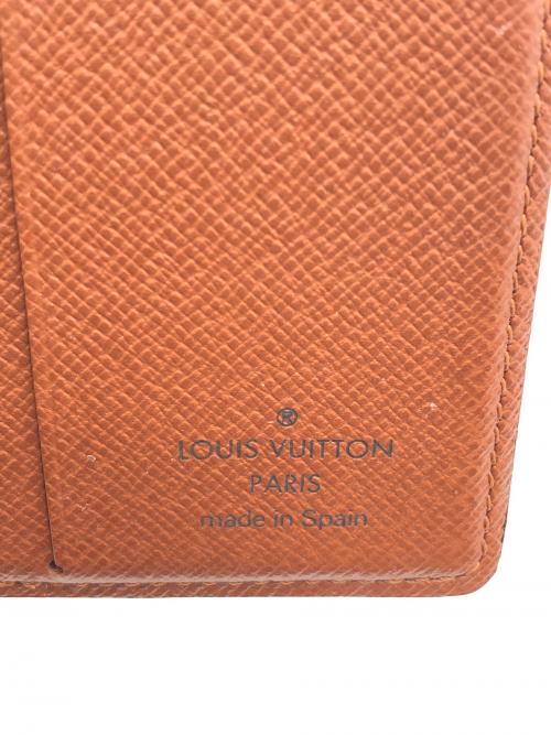 LOUIS VUITTON（ルイ ヴィトン）LOUIS VUITTON (ルイ ヴィトン) モノグラム　ポルトビエ 6 カルトクレディ ブラウンの古着・服飾アイテム