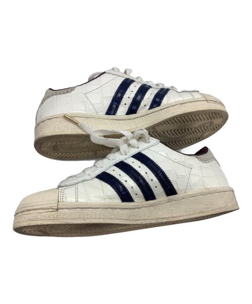 adidas（アディダス）adidas (アディダス) WALES BONNER (ウェールズボナー) WALES BONNER アイボリー×ネイビー サイズ:28.5cmの古着・服飾アイテム