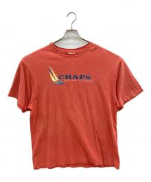 CHAPS RALPH LAUREN（チャップス ラルフローレン）の古着「90sプリントTシャツ」｜レッド