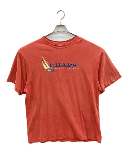CHAPS RALPH LAUREN（チャップス ラルフローレン）CHAPS RALPH LAUREN (チャップス ラルフローレン) 90sプリントTシャツ レッド サイズ:Lの古着・服飾アイテム