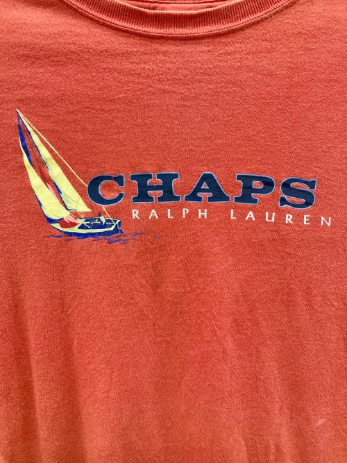 CHAPS RALPH LAUREN（チャップス ラルフローレン）CHAPS RALPH LAUREN (チャップス ラルフローレン) 90sプリントTシャツ レッド サイズ:Lの古着・服飾アイテム
