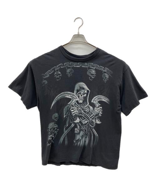 DELTA（デルタ）DELTA (デルタ) 00sプリントTシャツ　PRO WEIGHT　2枚タグ ブラック サイズ:XLの古着・服飾アイテム