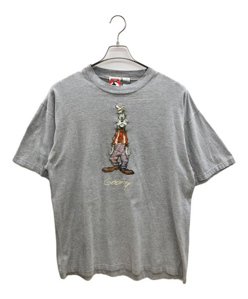 MICKEY（ミッキー）MICKEY (ミッキー) 90sキャラクターTシャツ　古着 グレー サイズ:L/XLの古着・服飾アイテム