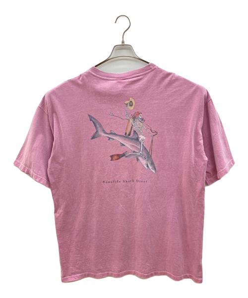 SEA DOG（シードッグ）SEA DOG (シードッグ) 90sプリントTシャツ USA製 古着 ピンク サイズ:XLの古着・服飾アイテム