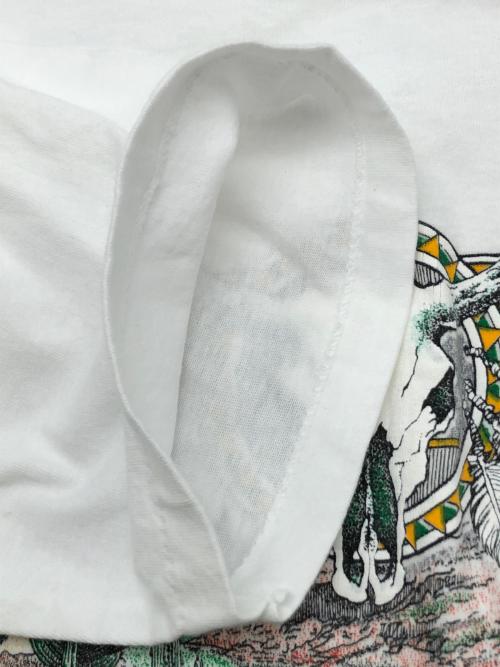 ALL SPORT（オールスポーツ）ALL SPORT (オールスポーツ) 90sプリントTシャツ TEXAS 古着 ホワイト サイズ:Lの古着・服飾アイテム