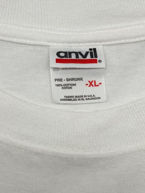 anvil（アンヴィル）anvil (アンヴィル) 90sプリントTシャツ ホワイト サイズ:XLの古着・服飾アイテム