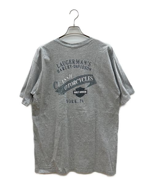 HARLEY-DAVIDSON（ハーレーダビッドソン）HARLEY-DAVIDSON (ハーレーダビッドソン) プリントTシャツ グレー サイズ:XLの古着・服飾アイテム