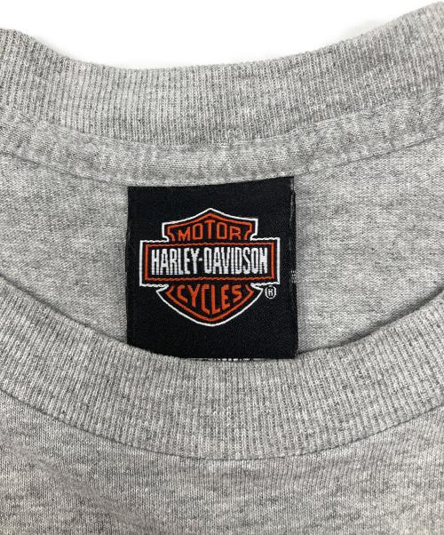 HARLEY-DAVIDSON（ハーレーダビッドソン）HARLEY-DAVIDSON (ハーレーダビッドソン) プリントTシャツ グレー サイズ:XLの古着・服飾アイテム
