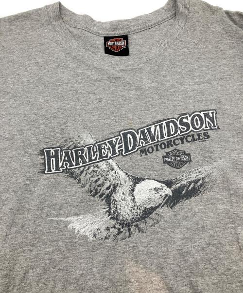 HARLEY-DAVIDSON（ハーレーダビッドソン）HARLEY-DAVIDSON (ハーレーダビッドソン) プリントTシャツ グレー サイズ:XLの古着・服飾アイテム