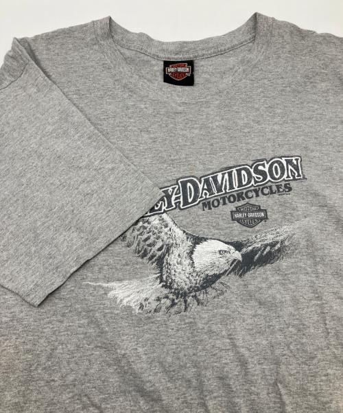 HARLEY-DAVIDSON（ハーレーダビッドソン）HARLEY-DAVIDSON (ハーレーダビッドソン) プリントTシャツ グレー サイズ:XLの古着・服飾アイテム