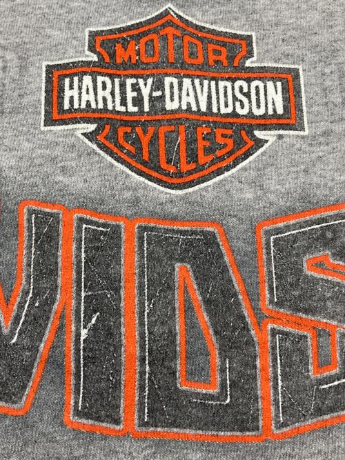 HARLEY-DAVIDSON（ハーレーダビッドソン）HARLEY-DAVIDSON (ハーレーダビッドソン) プリントTシャツ　古着 グレー サイズ:不明の古着・服飾アイテム