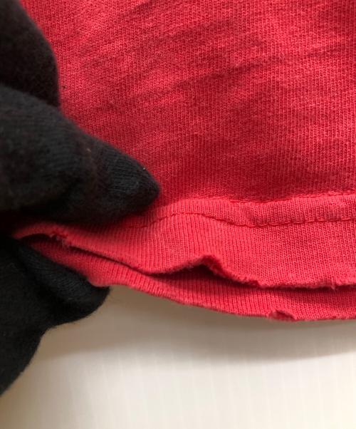 HARLEY-DAVIDSON（ハーレーダビッドソン）HARLEY-DAVIDSON (ハーレーダビッドソン) HOLOUBEK (ホロウベック) 00sプリントTシャツ レッド サイズ:Lの古着・服飾アイテム