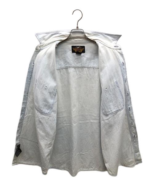 HARLEY-DAVIDSON（ハーレーダビッドソン）HARLEY-DAVIDSON (ハーレーダビッドソン) 90sデニムシャツ　古着 インディゴ サイズ:XLの古着・服飾アイテム