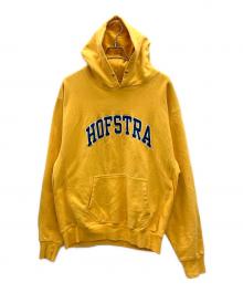 STEVE&BARRY'S（スティーブ&バリーズ）の古着「90s刺繍プルオーバーパーカー　古着」｜イエロー