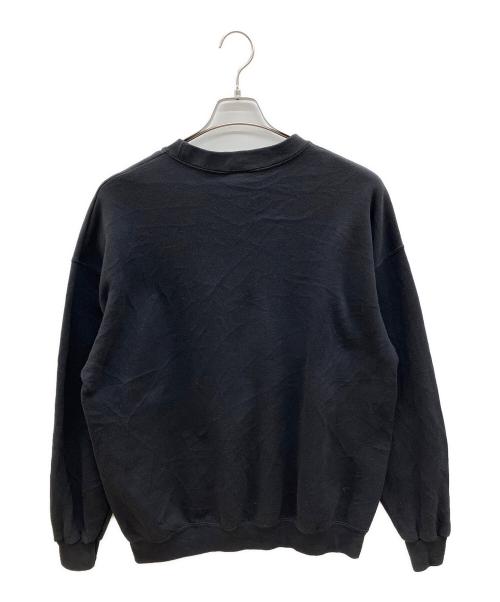 LEE（リー）LEE (リー) 90s刺繍クルーネックスウェット heavyweight 古着 ブラック サイズ:XLの古着・服飾アイテム