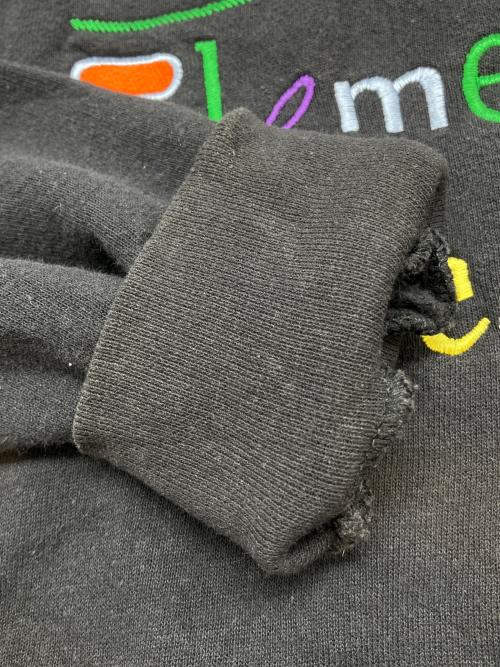 LEE（リー）LEE (リー) 90s刺繍クルーネックスウェット heavyweight 古着 ブラック サイズ:XLの古着・服飾アイテム