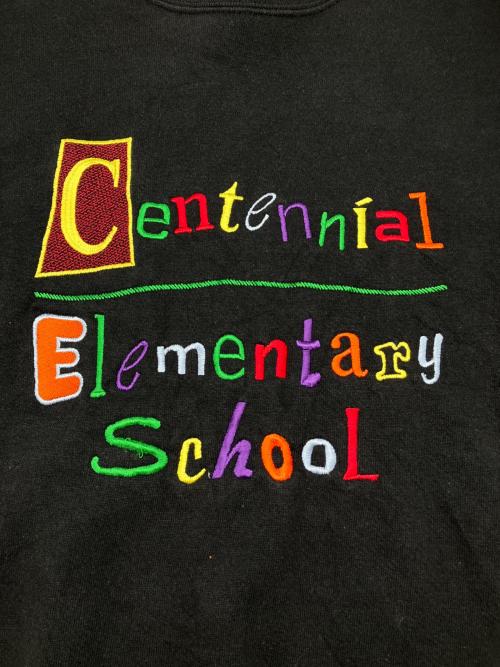 LEE（リー）LEE (リー) 90s刺繍クルーネックスウェット heavyweight 古着 ブラック サイズ:XLの古着・服飾アイテム