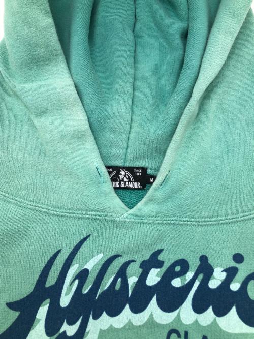 Hysteric Glamour（ヒステリックグラマー）Hysteric Glamour (ヒステリックグラマー) プルオーバーパーカー　SPRING VALLEY　Y2K グリーン サイズ:Mの古着・服飾アイテム