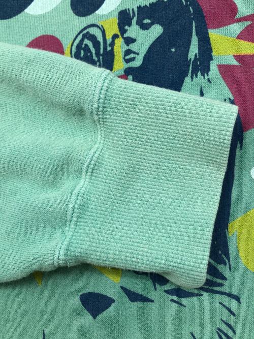 Hysteric Glamour（ヒステリックグラマー）Hysteric Glamour (ヒステリックグラマー) プルオーバーパーカー　SPRING VALLEY　Y2K グリーン サイズ:Mの古着・服飾アイテム