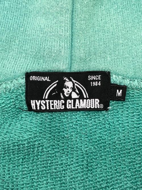 Hysteric Glamour（ヒステリックグラマー）Hysteric Glamour (ヒステリックグラマー) プルオーバーパーカー　SPRING VALLEY　Y2K グリーン サイズ:Mの古着・服飾アイテム