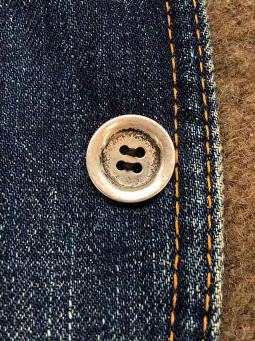 tricot COMME des GARCONS（トリココムデギャルソン）tricot COMME des GARCONS (トリココムデギャルソン) ジャケット インディゴ×ブラウン サイズ:Ｍの古着・服飾アイテム