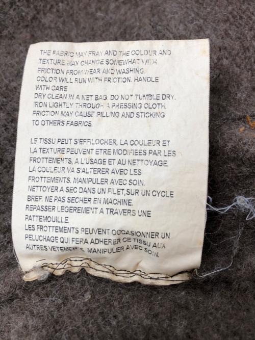 tricot COMME des GARCONS（トリココムデギャルソン）tricot COMME des GARCONS (トリココムデギャルソン) ジャケット インディゴ×ブラウン サイズ:Ｍの古着・服飾アイテム