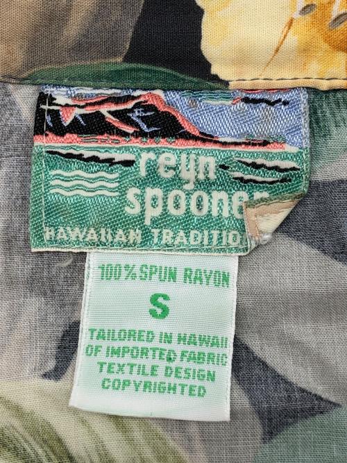 reyn spooner（レイン スプナー）reyn spooner (レイン スプナー) 80sアロハシャツ　古着 グレー サイズ:Sの古着・服飾アイテム