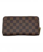 LOUIS VUITTONルイ ヴィトン）の古着「ダミエ　ジッピー ウォレット」｜ブラウン