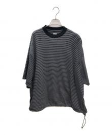 is-ness（イズネス）の古着「半袖カットソー」｜ホワイト×ブラック