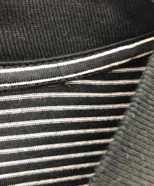 is-ness（イズネス）is-ness (イズネス) 半袖カットソー ホワイト×ブラック サイズ:Mの古着・服飾アイテム