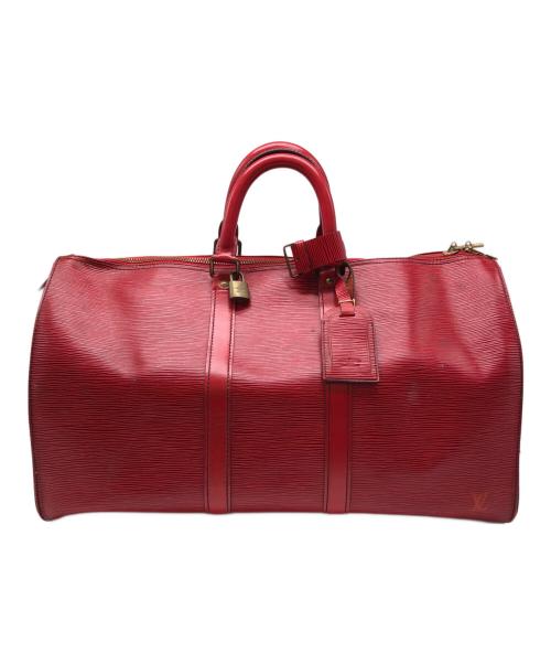 LOUIS VUITTON（ルイ ヴィトン）LOUIS VUITTON (ルイ ヴィトン) ボストンバッグ　エピ　キーポル45 レッドの古着・服飾アイテム