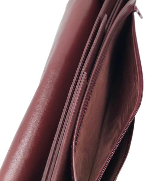 Cartier（カルティエ）Cartier (カルティエ) クラッチバッグ ボルドーの古着・服飾アイテム