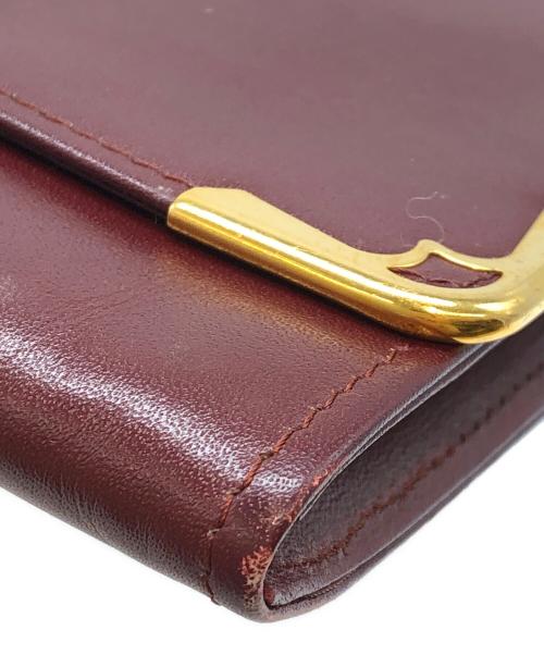 Cartier（カルティエ）Cartier (カルティエ) クラッチバッグ ボルドーの古着・服飾アイテム