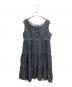 BURBERRY BLUE LABEL（バーバリーロンドンブルーレーベル）の古着「ノースリーブワンピース」｜インディゴ
