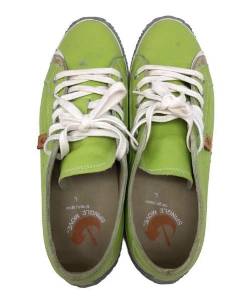 SPINGLE MOVE（スピングルムーヴ）SPINGLE MOVE (スピングルムーヴ) スニーカー 黄緑 サイズ:L(26.5cm)の古着・服飾アイテム