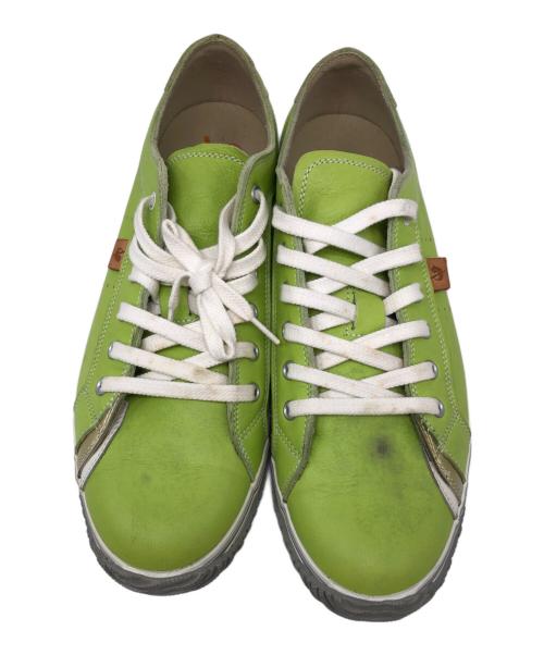 SPINGLE MOVE（スピングルムーヴ）SPINGLE MOVE (スピングルムーヴ) スニーカー 黄緑 サイズ:L(26.5cm)の古着・服飾アイテム