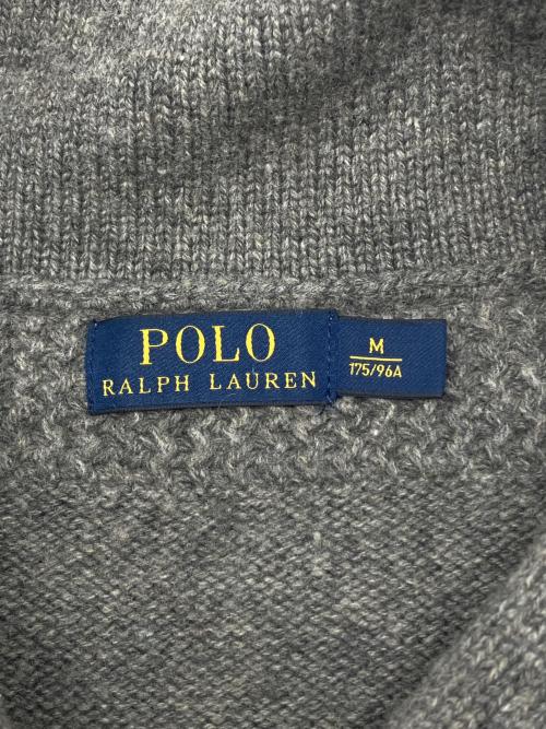 POLO RALPH LAUREN（ポロ・ラルフローレン）POLO RALPH LAUREN (ポロ・ラルフローレン) 厚手ニット グレー サイズ:Ｍの古着・服飾アイテム