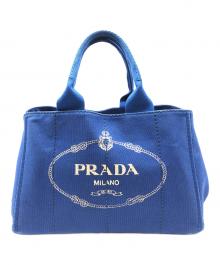 PRADA（プラダ）の古着「カナパトート」｜ブルー